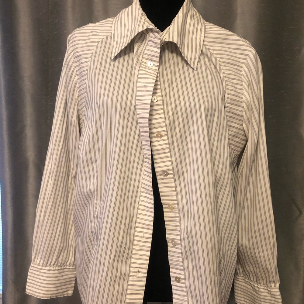 St. John Sport Striped Shirt